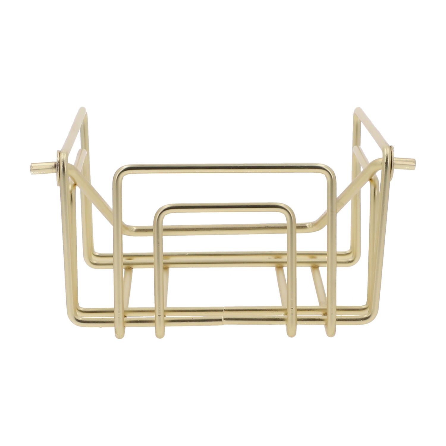 Servilletero cuadrado dorado mate-4-AMBIENTE GOURMET MÉXICO