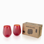 Vaso gala rojo 670 ml set x 2-1-AMBIENTE GOURMET MÉXICO