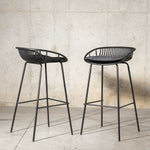 Silla Bar Lodi negra
