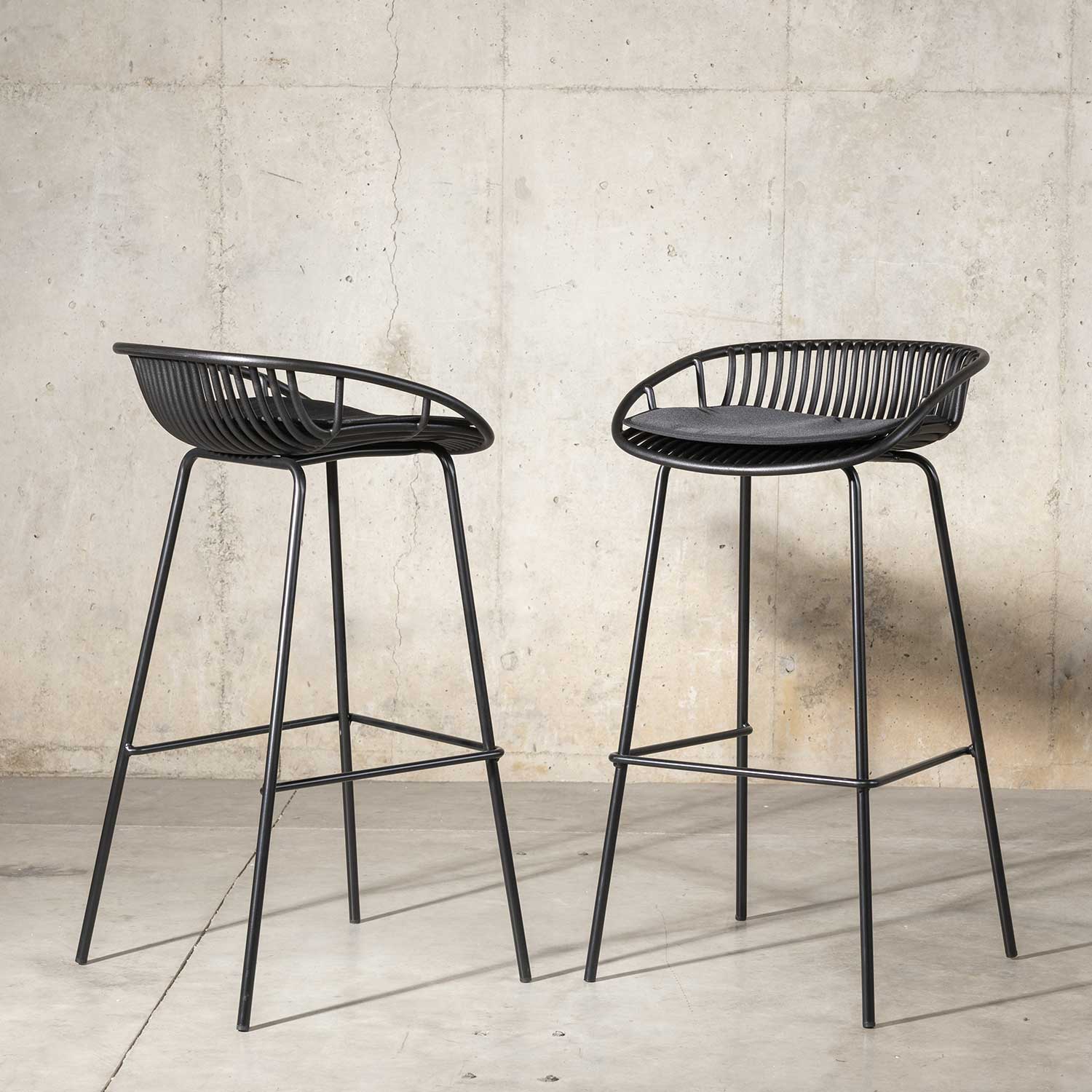 Silla Bar Lodi negra