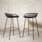 Silla Bar Lodi negra