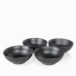 Tazon negro mate 600 ml setx4
