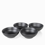 Tazon negro mate 600 ml setx4