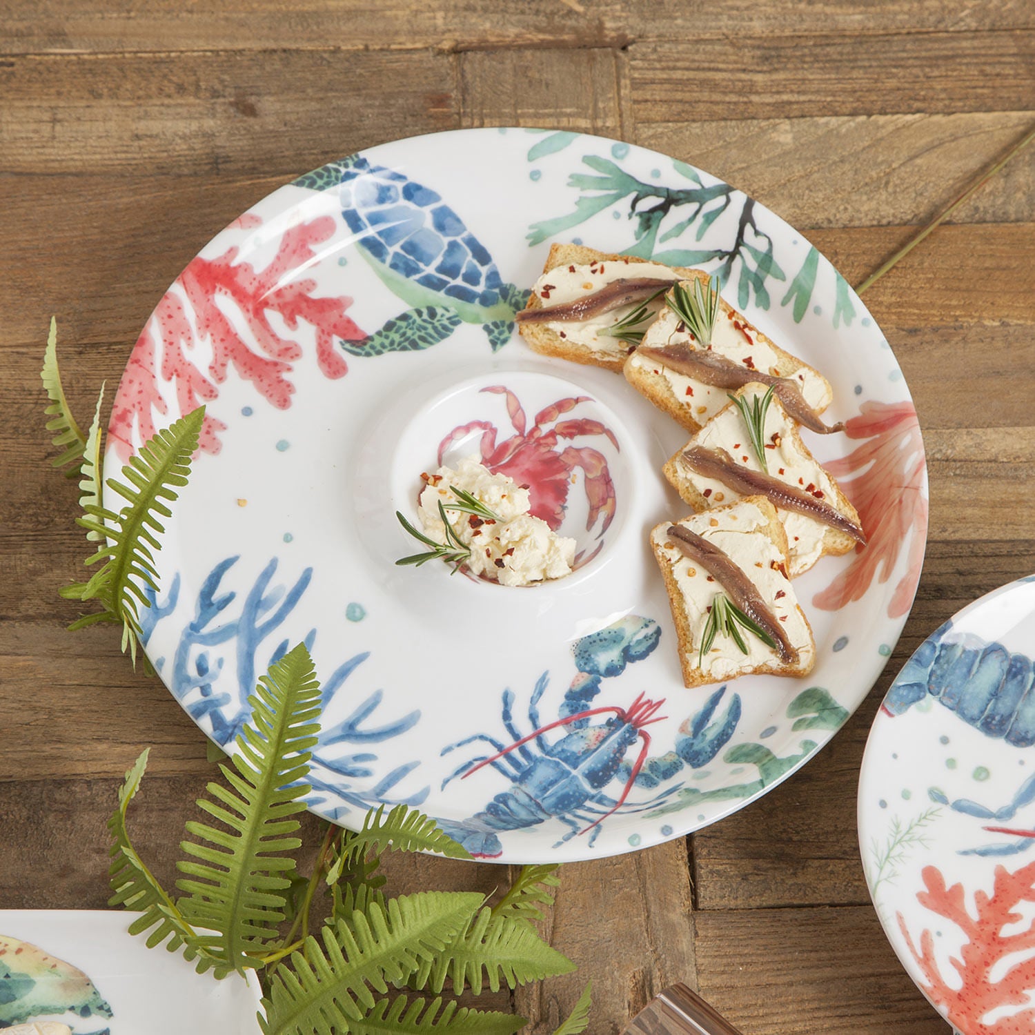 Chip and dip corales 30cm-3-AMBIENTE GOURMET MÉXICO