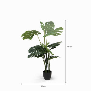Planta Monstera Artificial 120 cm-2-AMBIENTE GOURMET MÉXICO