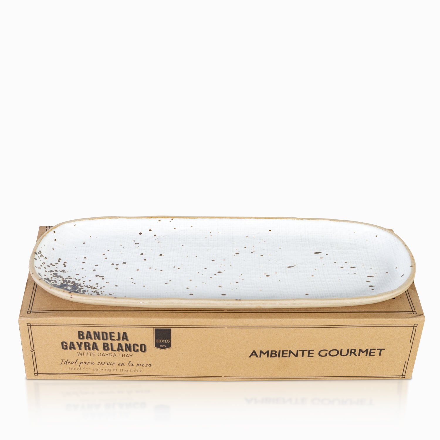 Bandeja gayra blanco 38x15cm-5-AMBIENTE GOURMET MÉXICO