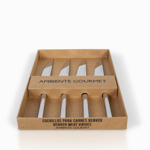 Cuchillos para carnes denver set x 4-3-AMBIENTE GOURMET MÉXICO