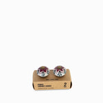 Pomo Flor Rosa Pastel set x 2