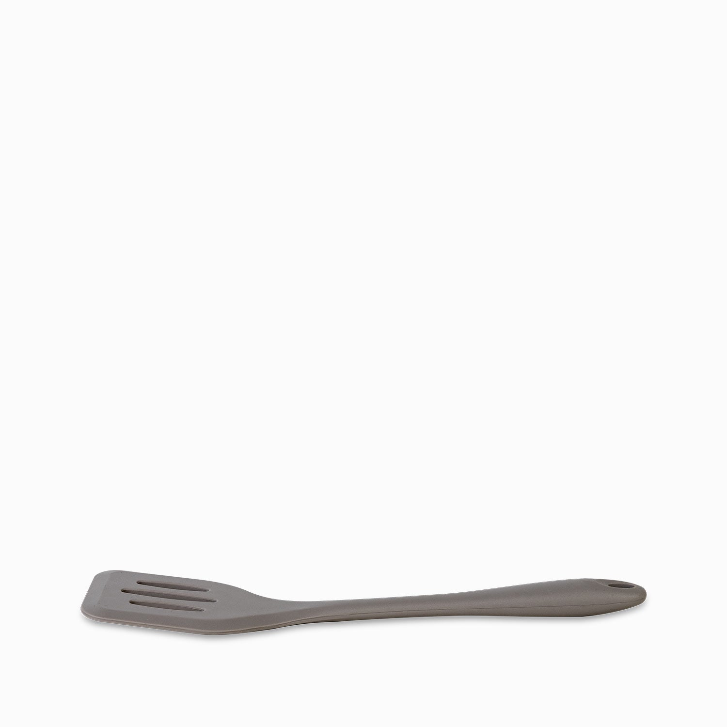 Espatula ranurada silicona gris