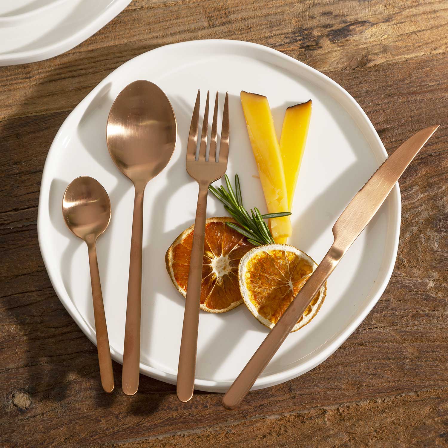 Cubiertos Alton copper set x16-2-AMBIENTE GOURMET MÉXICO