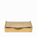 Dispensador para rollo de papel en bambu