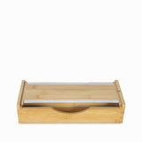 Dispensador para rollo de papel en bambu
