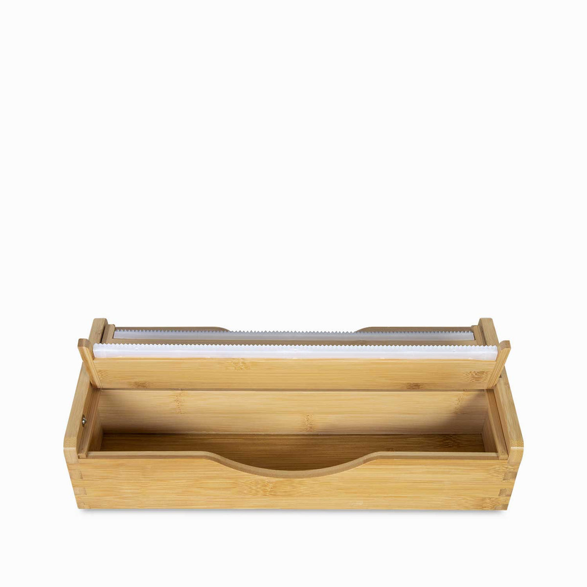Dispensador para rollo de papel en bambu