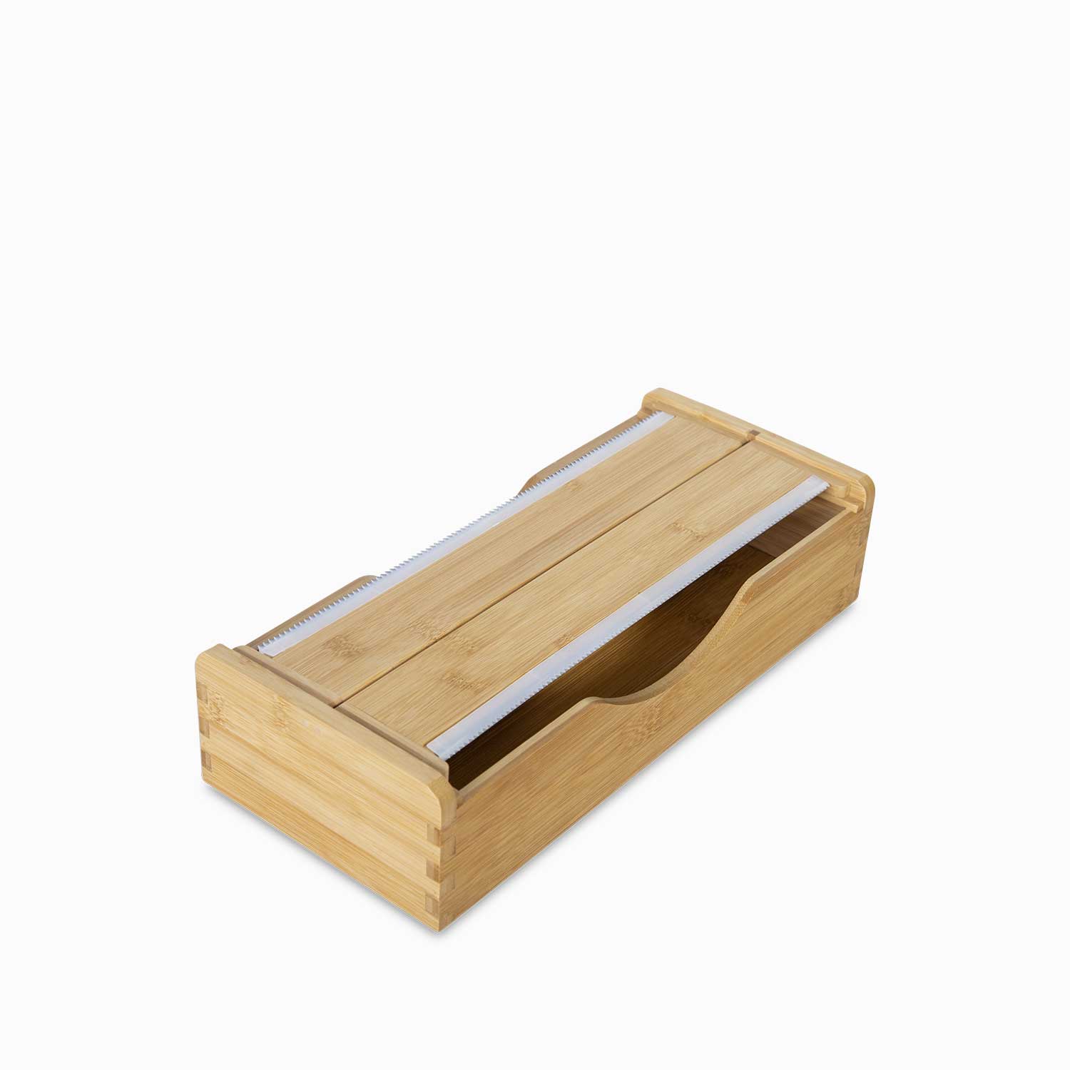 Dispensador para rollo de papel en bambu