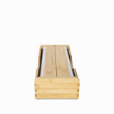Dispensador para rollo de papel en bambu