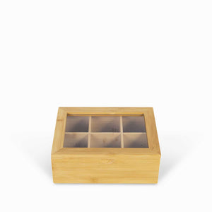 Caja para te en bambu