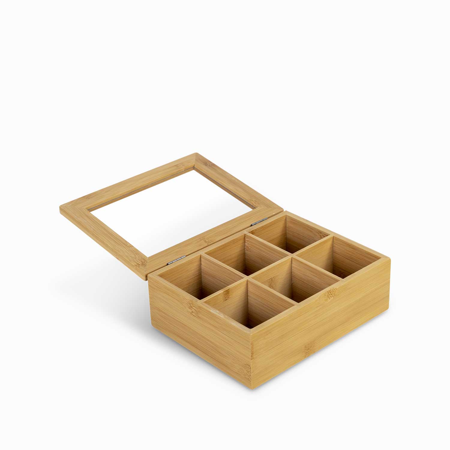 Caja para te en bambu
