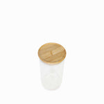 Recipiente redondo tapa en bambu 1300ml