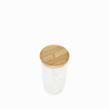 Recipiente redondo tapa en bambu 1300ml