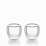 Vaso doble pared curvo 100ml setx2