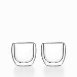Vaso doble pared curvo 100ml setx2