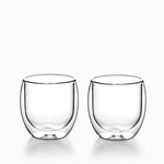 Vaso doble pared curvo 250ml setx2