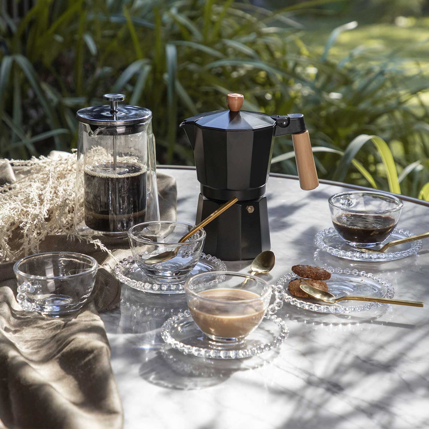 Cafetera prensadora doble pared plateada 600ml-3-AMBIENTE GOURMET MÉXICO