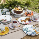 Pocillo y plato lily setx4