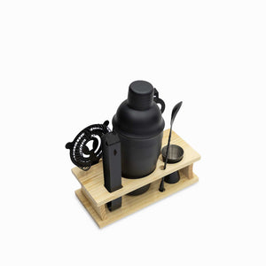 Set cocteles negro setx6-5-AMBIENTE GOURMET MÉXICO