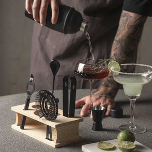 Set cocteles negro setx6-2-AMBIENTE GOURMET MÉXICO