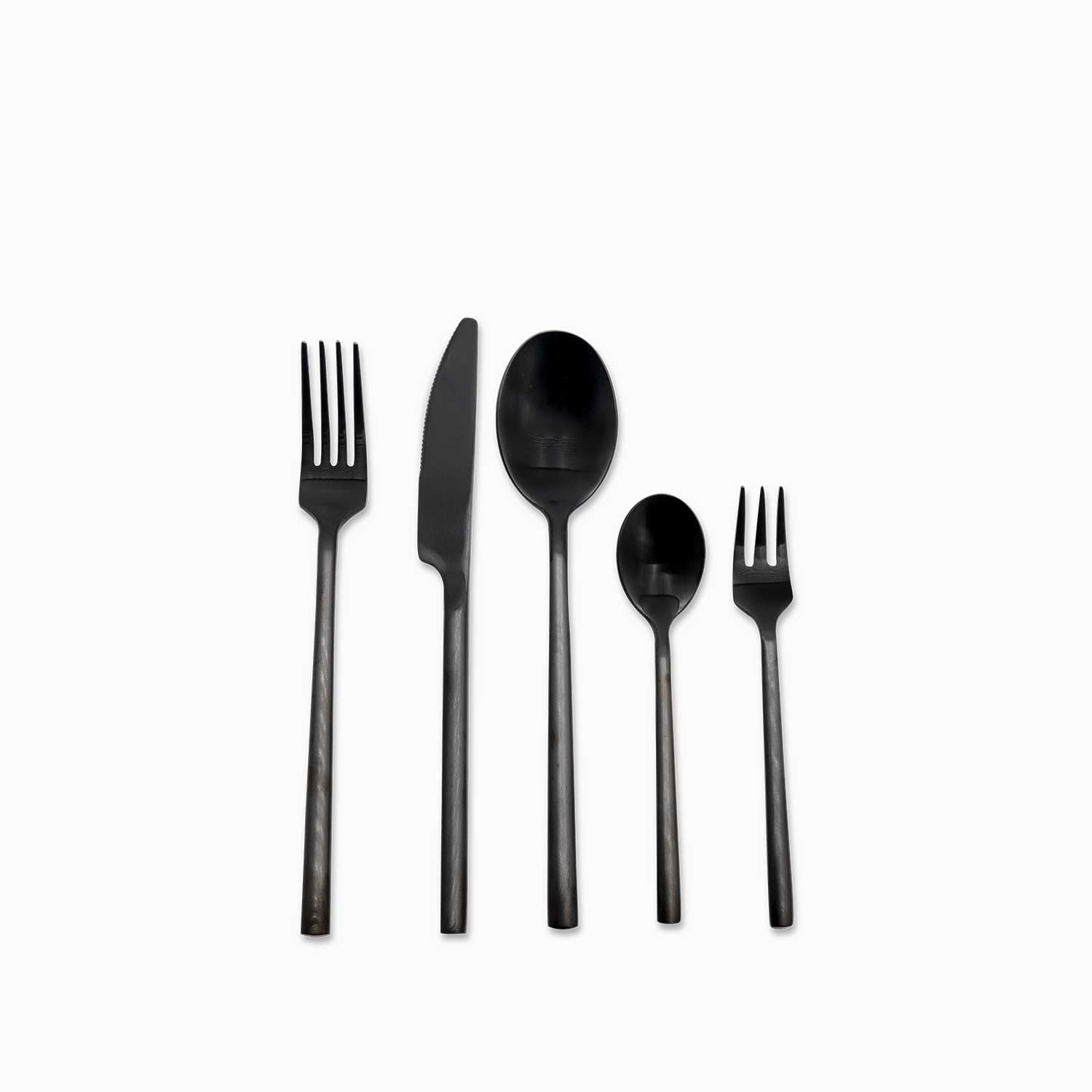 Cubiertos Austin negro mate setx20-1-AMBIENTE GOURMET MÉXICO