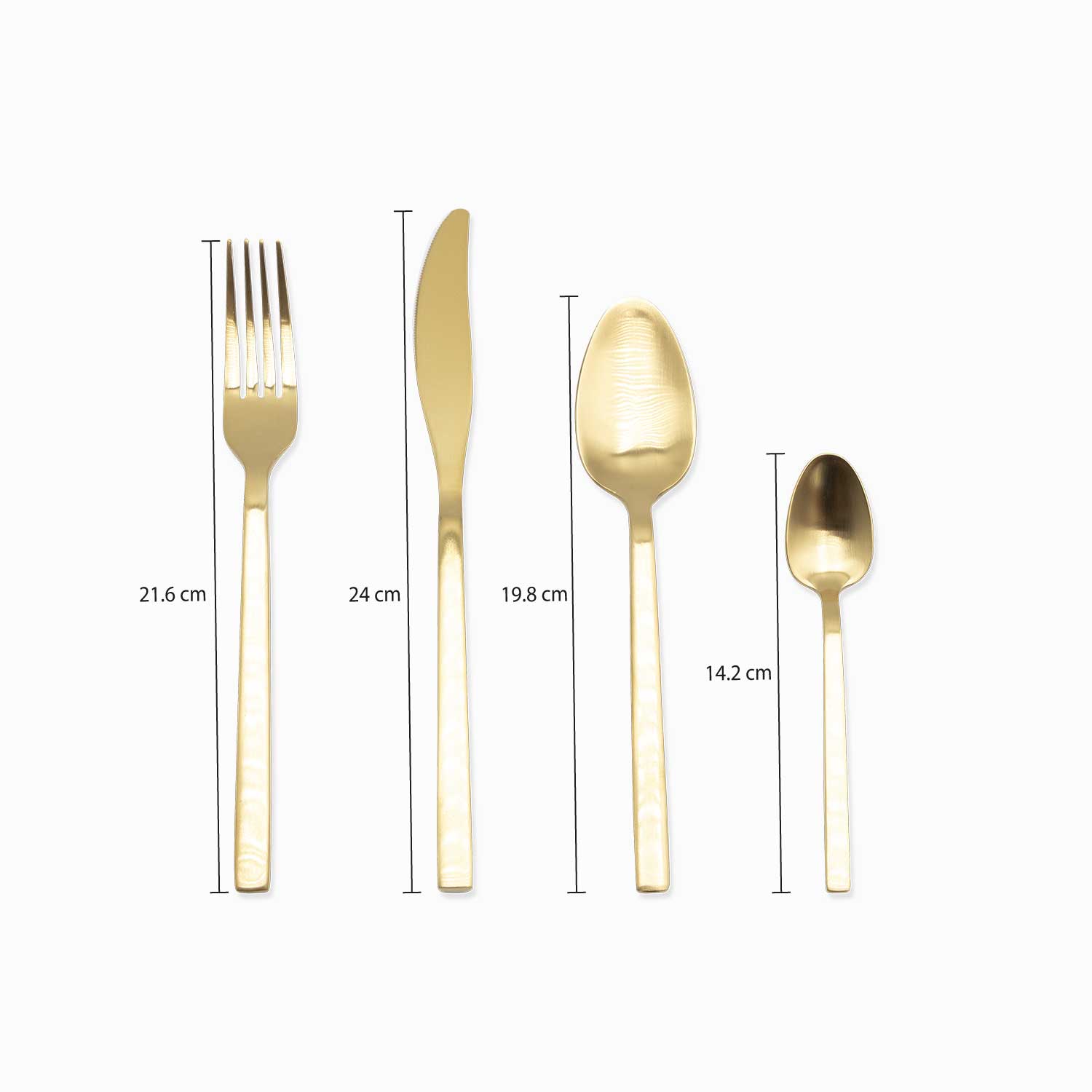 Cubiertos Dublín champaña setx16-3-AMBIENTE GOURMET MÉXICO