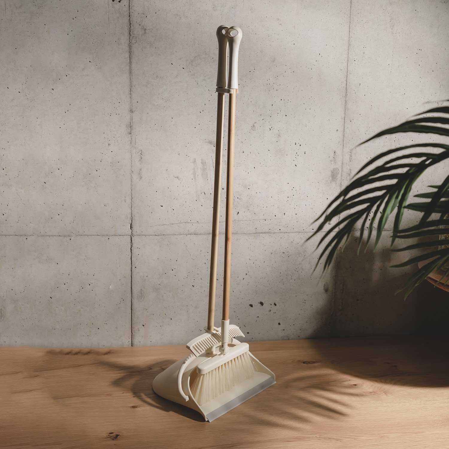 Set mini escoba y recogedor mango en bambú-4-AMBIENTE GOURMET MÉXICO