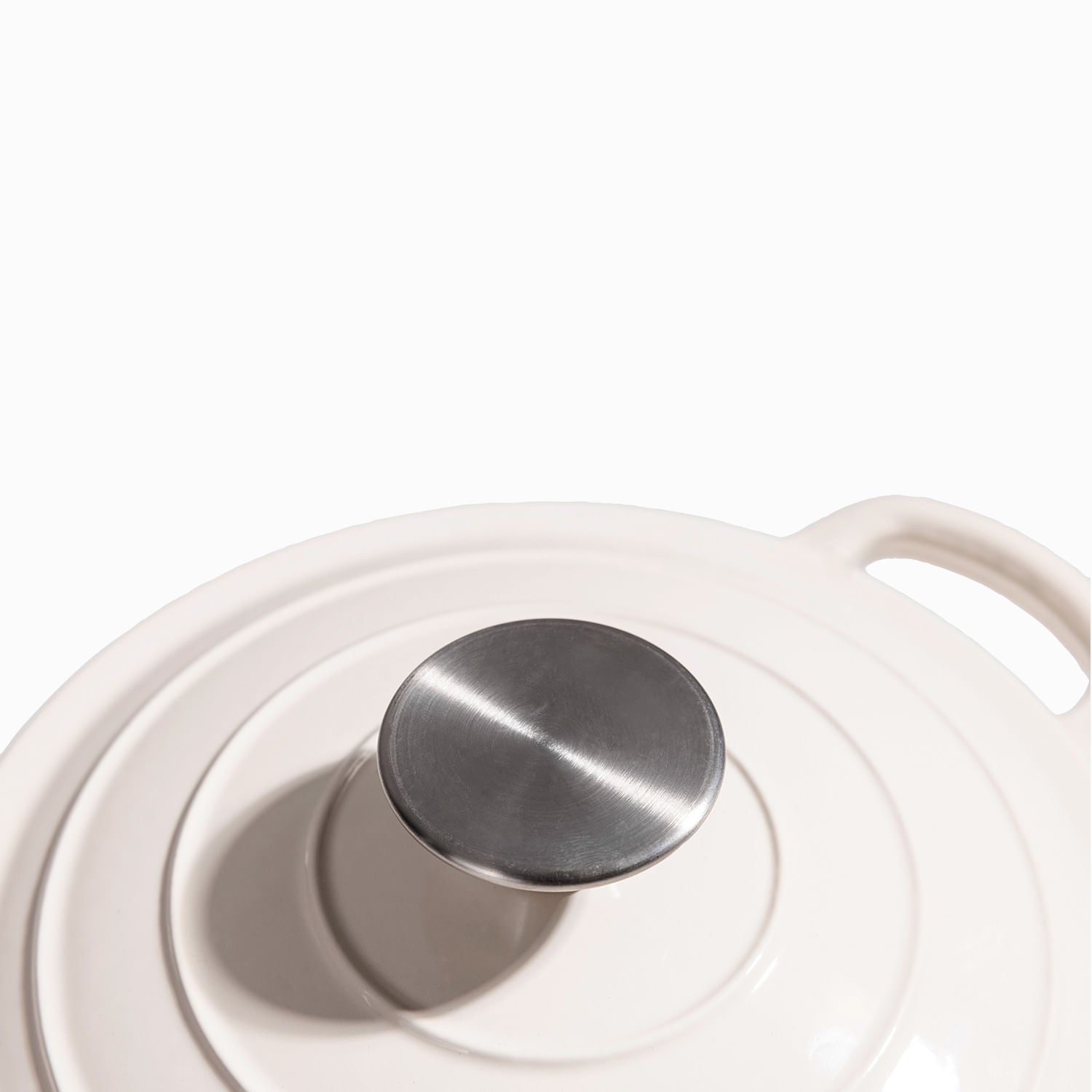 Olla blanca en hierro fundido 20cm-8-AMBIENTE GOURMET MÉXICO