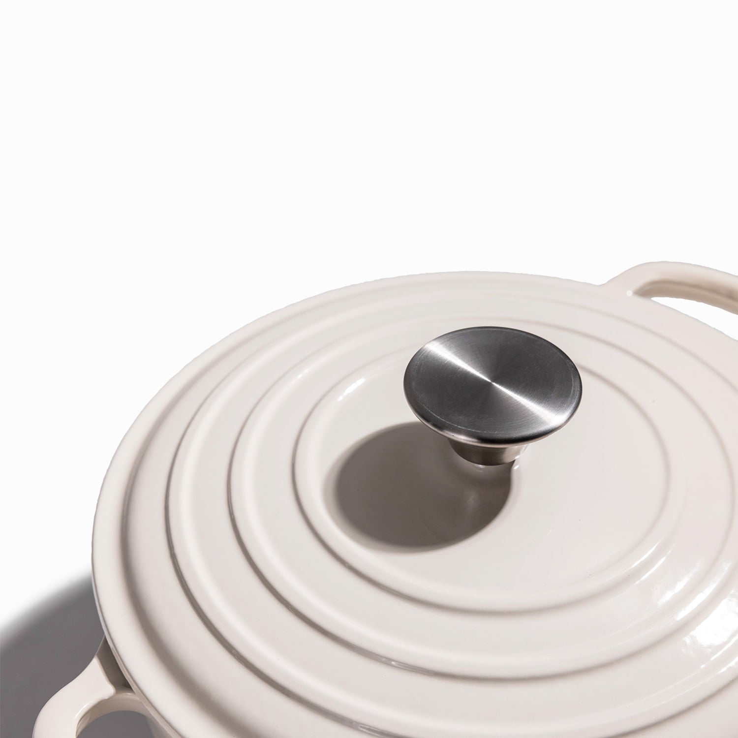 Olla blanca en hierro fundido 24cm-5-AMBIENTE GOURMET MÉXICO