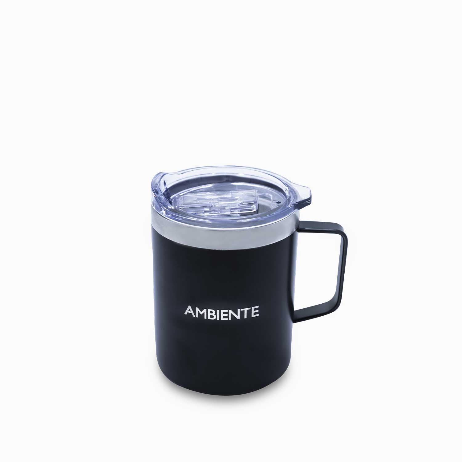 Mug doble pared en acero slate