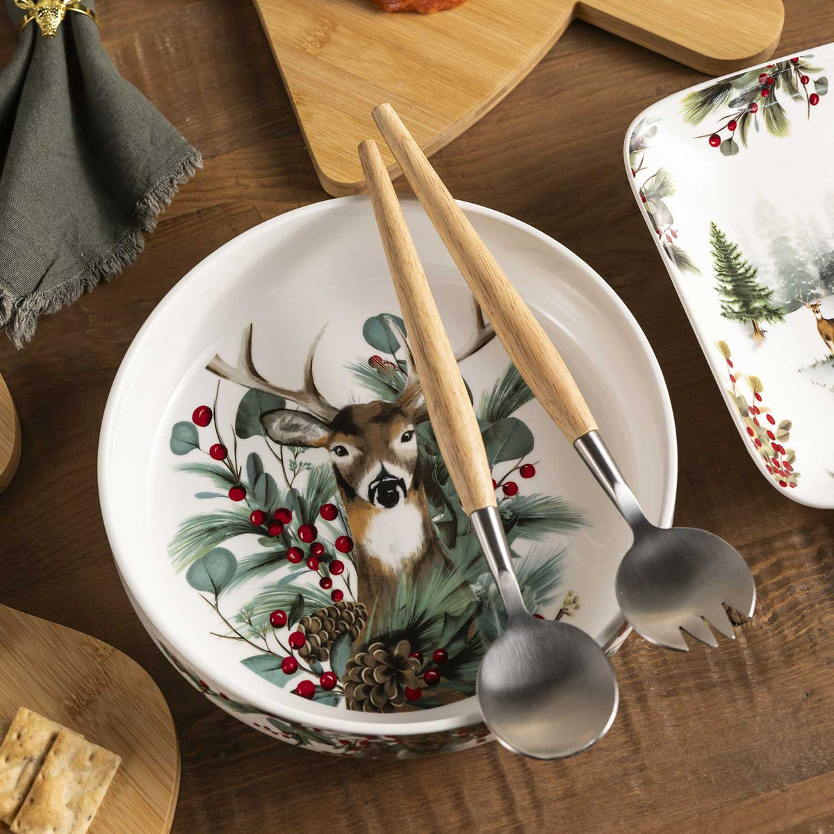 Tazón navidad Silvestre 24cm-8-AMBIENTE GOURMET MÉXICO