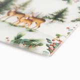Tabla en vidrio Navidad Silvestre 30cm