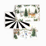 Tabla en vidrio Navidad Silvestre 30cm