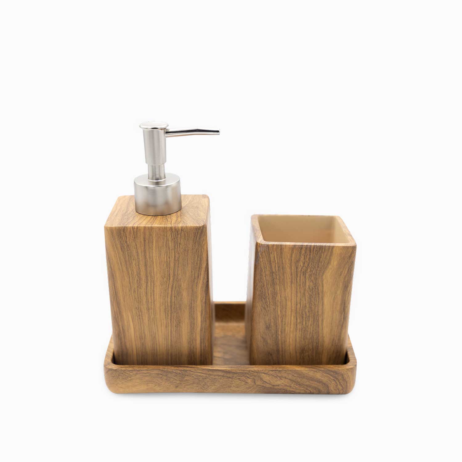 Set baño madera