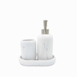 Set baño mármol
