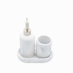 Set baño mármol