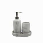 Set baño mármol