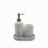 Set baño mármol