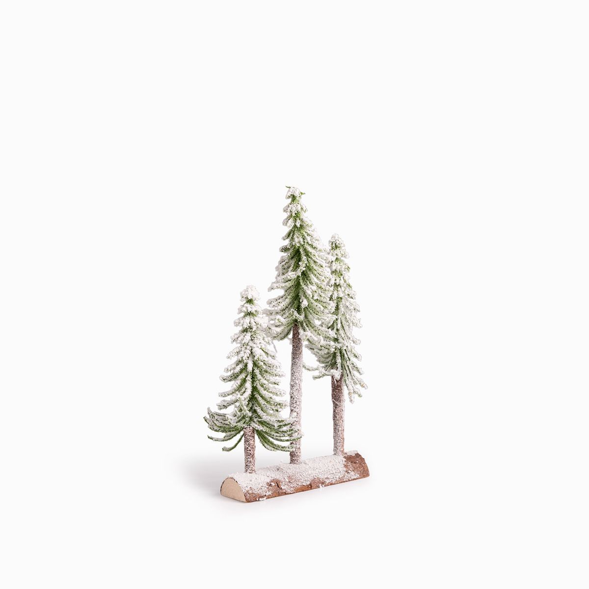 Set x3 pinos base tronco 30x18cm
