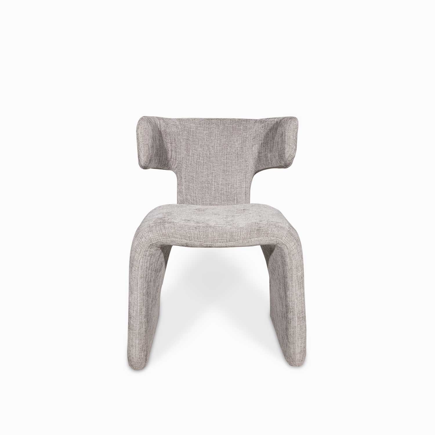 Silla de comedor Evi gris 76x56x54
