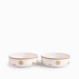 Tazón noche buena snow 13cm set x2
