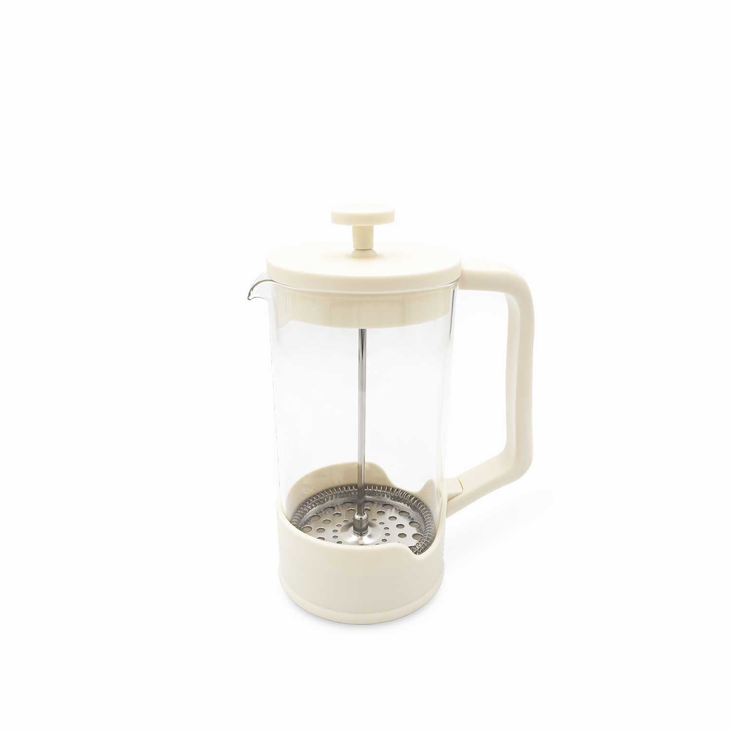 Cafetera prensadora beige 1000ml-1-AMBIENTE GOURMET MÉXICO