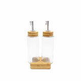 Set vinagre-aceite base madera 270 ml