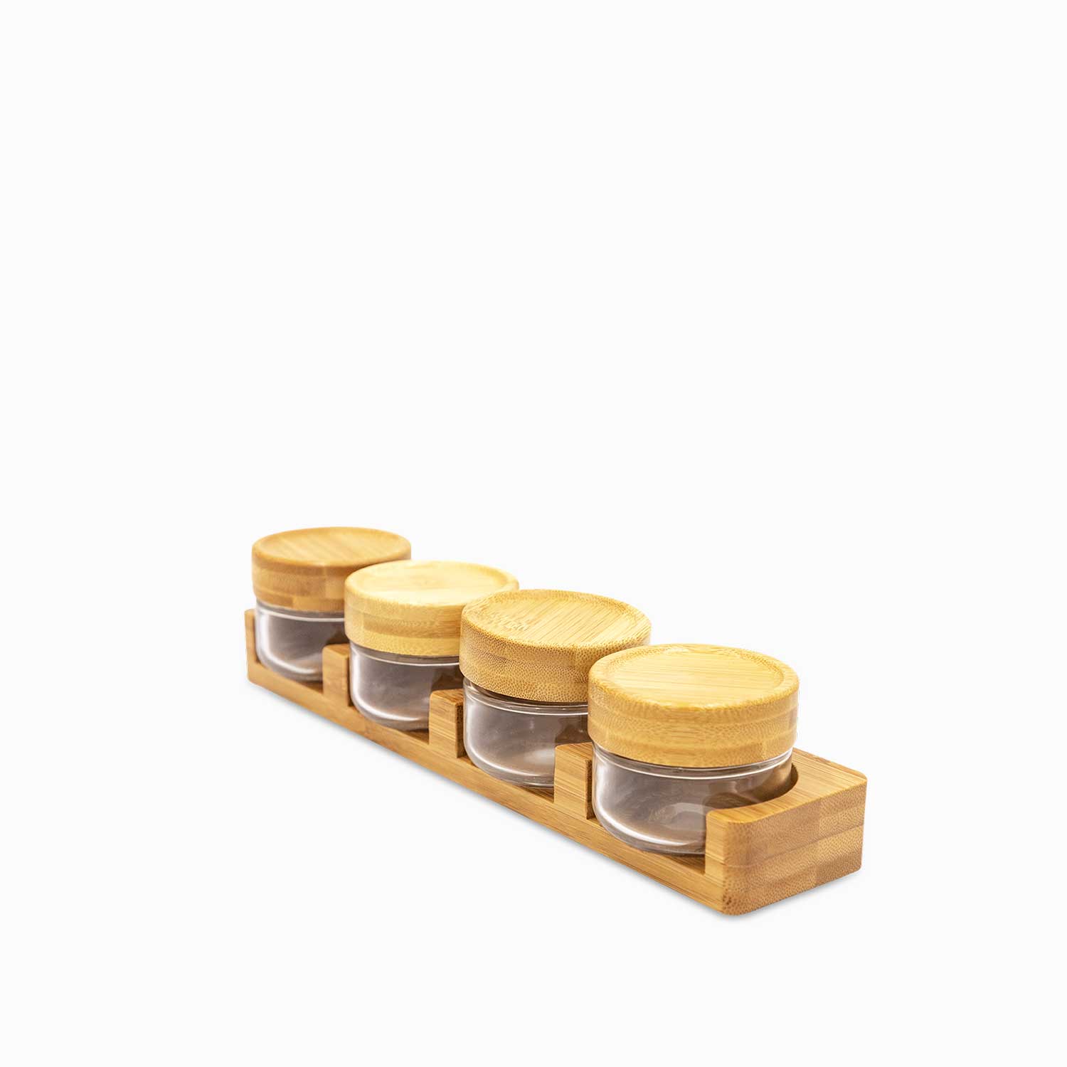 Rack especias bajo base madera set x5-2-AMBIENTE GOURMET MÉXICO